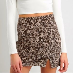 Leopard Mini Skirt